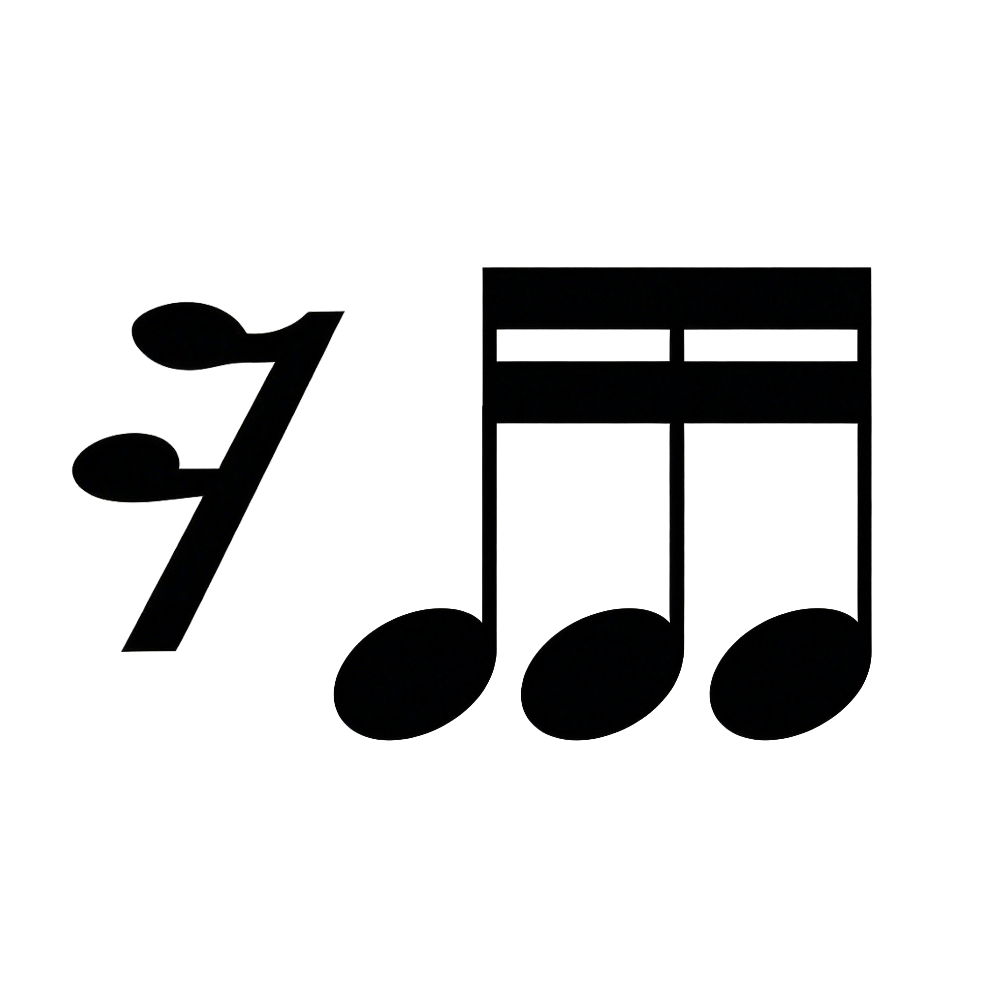 休止+3个16分音符